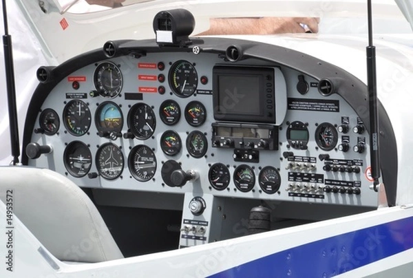 Obraz Cockpit d' avion