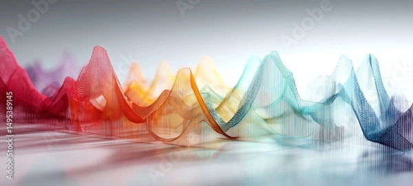 Fototapeta Stats, summaries, and graphs concept for white papers and reports. 