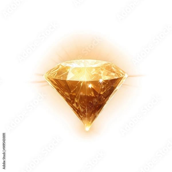 Obraz Precious stones isolate on white background. Selective focus. nature.