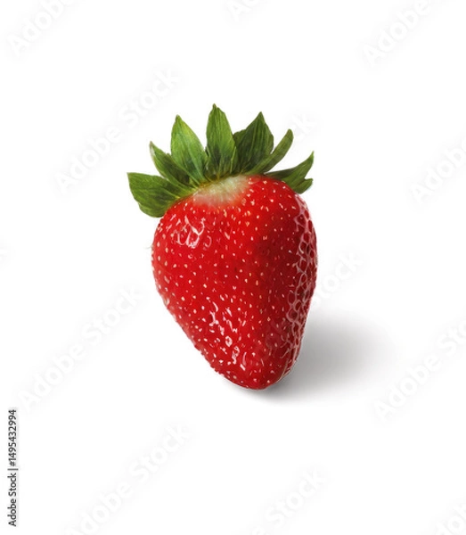 Obraz Strawberry isolate on white background. Selective focus. food,