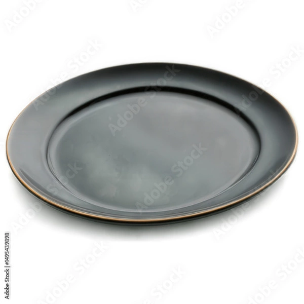 Obraz Plate empty isolate on white background. Selective focus. food.