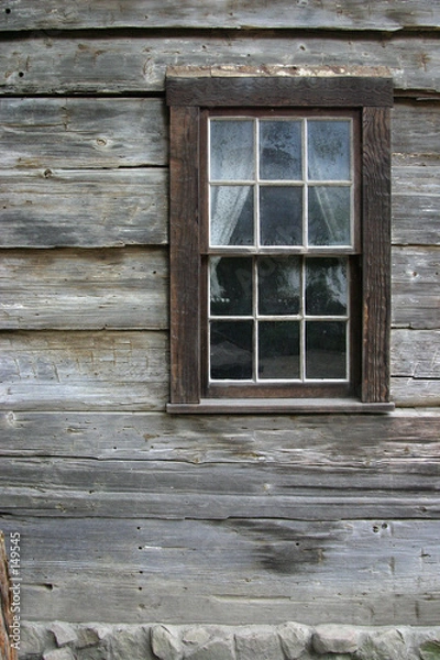 Fototapeta rustic window 1