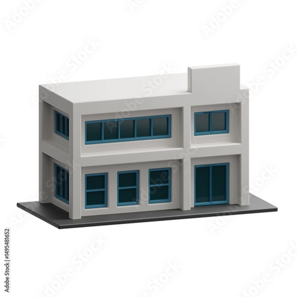 Obraz Store building 3d illustration