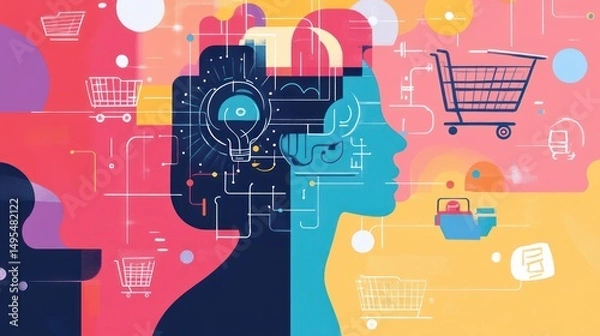 Obraz E-commerce Innovation: Mindful Shopping and Technological Advancement