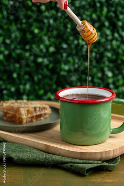 Fototapeta Honey Drizzle