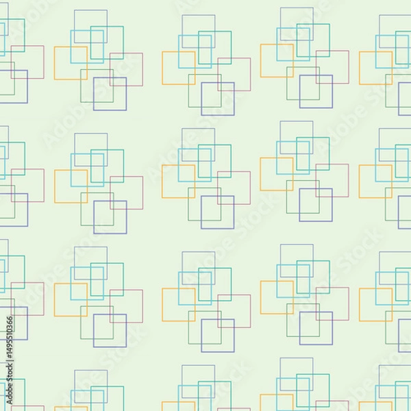 Fototapeta Geometric seamless pattern design vector.
