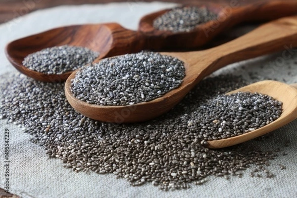 Obraz Chia seeds