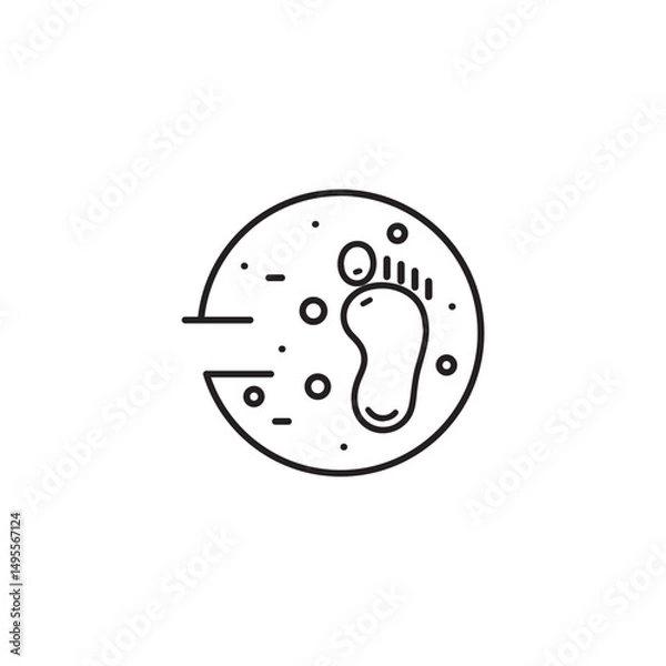 Obraz Footprint on the Moon