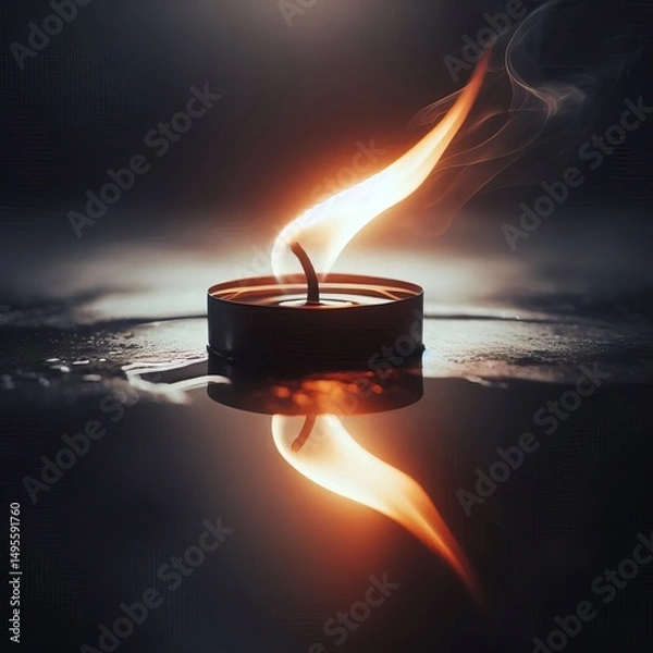 Fototapeta A somber and cherished memory