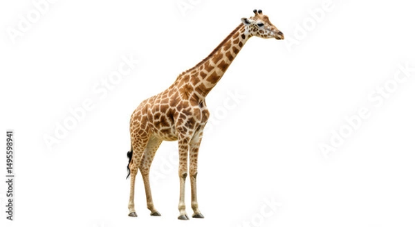 Obraz Isolated Giraffe