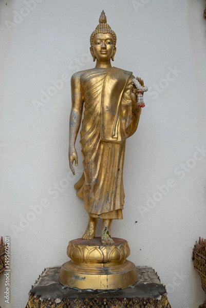 Obraz Statue of buddha in the Thai Temple