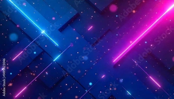 Obraz abstract background with stars