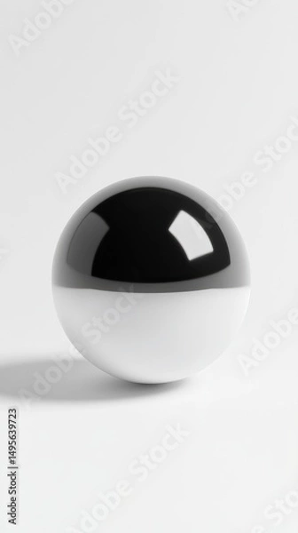 Obraz Black and White Sphere