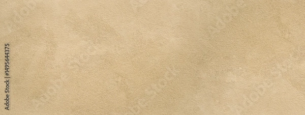 Obraz beige brown stone concrete wall plaster facade cement tile texture background panorama banner long