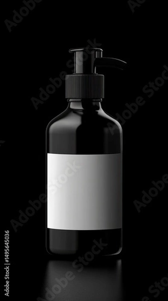 Obraz Black Bottle Mockup