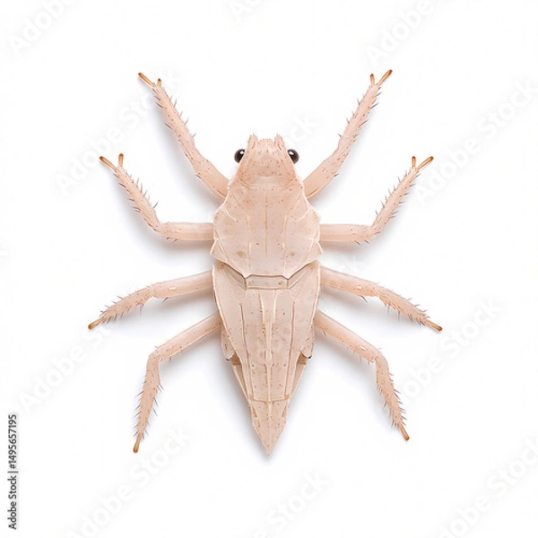 Fototapeta Discover the fascinating details of a rare white crab species in its underwater habitat.