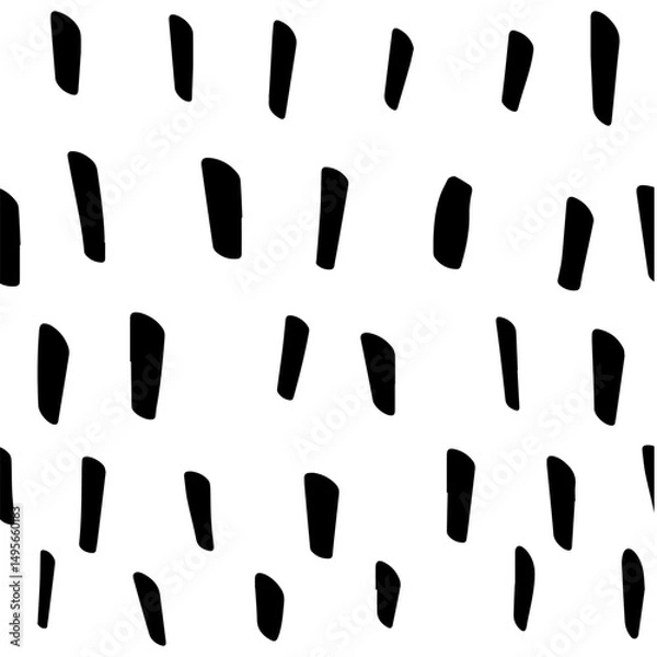 Fototapeta Abstract doodle line seamless pattern