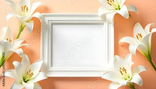 Obraz framework for photo or congratulation