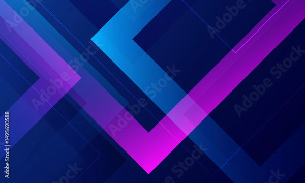 Fototapeta Abstract colorful geometric background. Vector illustration