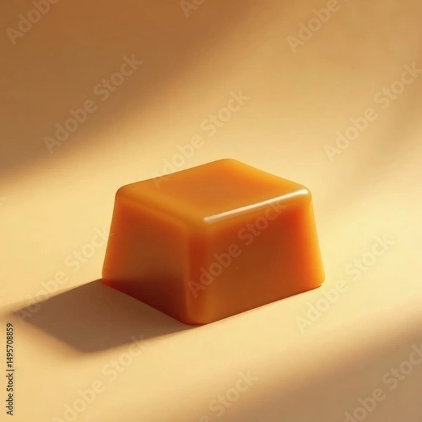 Obraz Isolated Square Caramel Candy