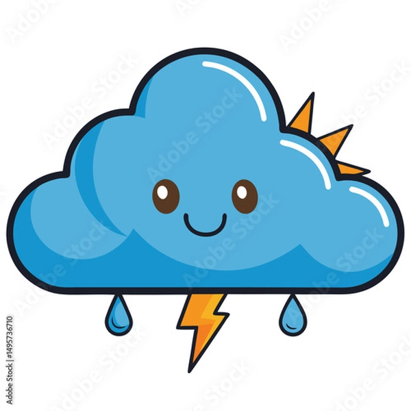 Obraz weather icon white background