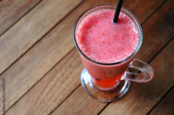 Obraz strawberry juice