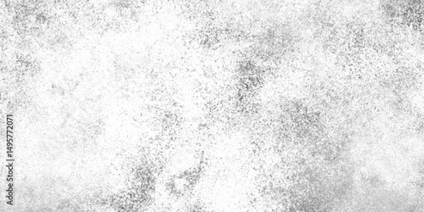 Fototapeta Distressed white and black grunge texture, old and dirty outdoor concrete wall, black on white old rough grunge and white rough vintage distress background.	