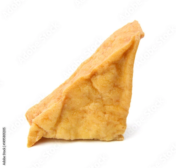 Obraz Closeup tofu isolated on white background 
