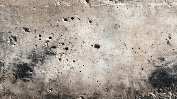 Obraz Abstract Concrete Texture: Weathered Wall Surface