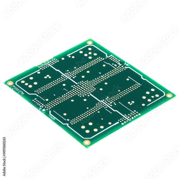 Fototapeta circuit isolated on transparent background