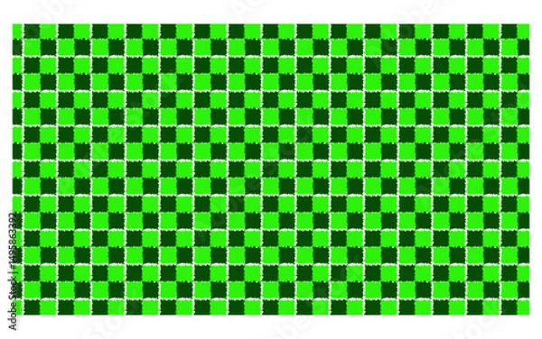 Obraz green mosaic tiles