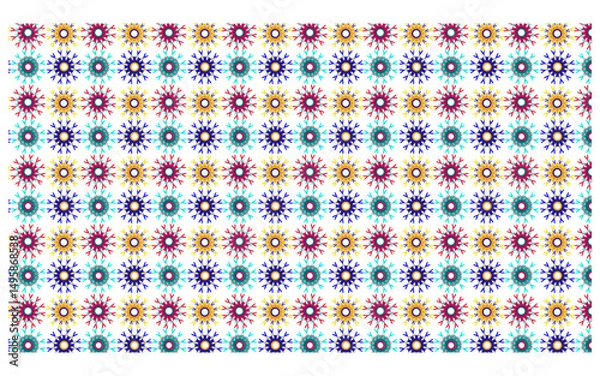 Obraz seamless pattern with colorful circles