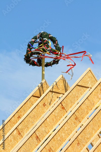 Fototapeta Dachstuhl