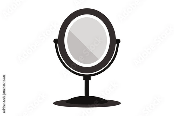 Obraz mirror on white background