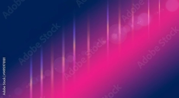 Obraz Vertical Rainbow Streaks with Subtle Light Flares