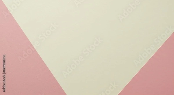 Fototapeta Delicate paper texture background in gentle tones of almond cream, dusty rose, and pale sage green, softly lit and elegantly balanced for refined and minimal visual compositions