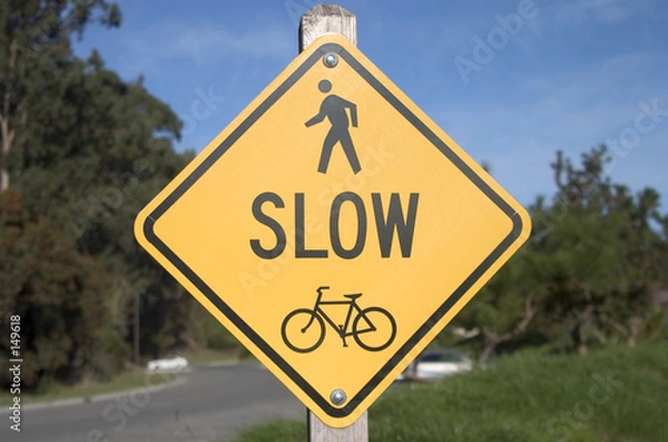Obraz slow sign