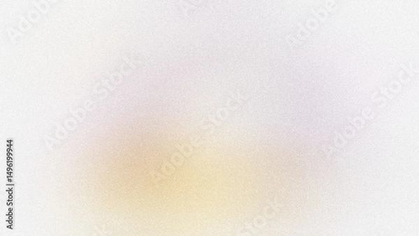 Fototapeta Grainy texture background with white, yellow, and lavender color gradient