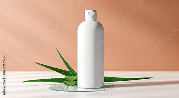 Obraz a shampoo bottle mockup 