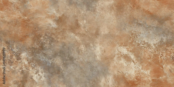 Fototapeta rough, earthen stone surface - Seamless , pattern , background , tile