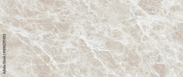 Fototapeta Ivory veined limestone surface - Seamless , pattern , background , tile