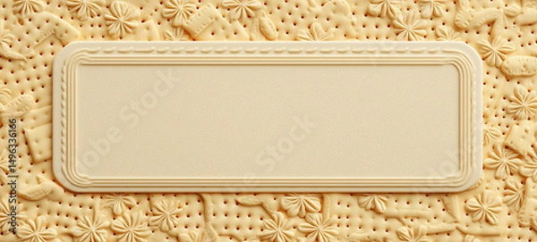 Obraz butter biscuit frame