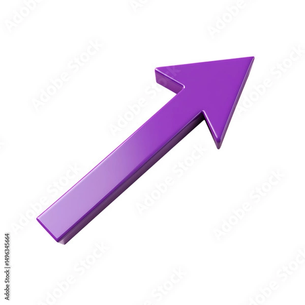 Fototapeta Contemporary Arrow with Minimal Sharp Vectors in Vi Isolated on Transparent Background