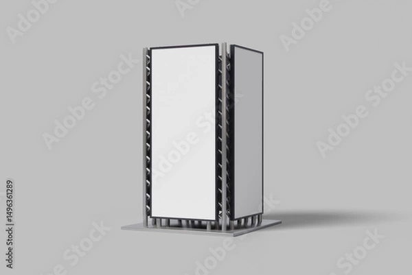 Fototapeta Video Wall Mockup. 3D Render