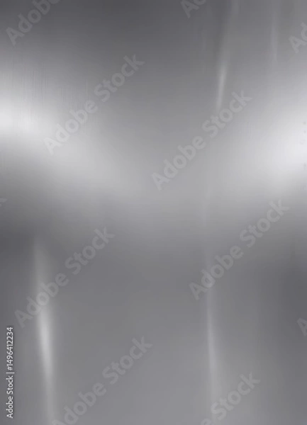 Obraz Subtle silver gradient, soft metallic texture, mystical glow , shiny, hue, metal