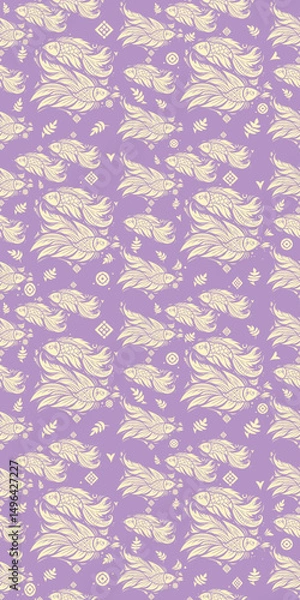 Fototapeta Farblic abstract seamless pattern