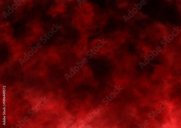 Fototapeta 怖くて怪しいモヤモヤした赤い背景画像