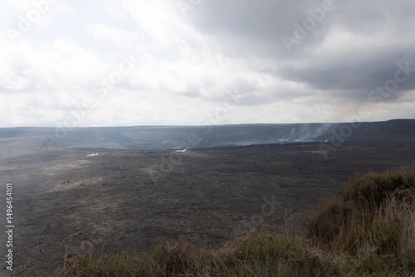 Obraz lava field in hawaii