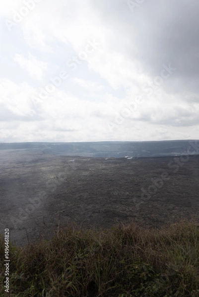 Obraz lava field in hawaii