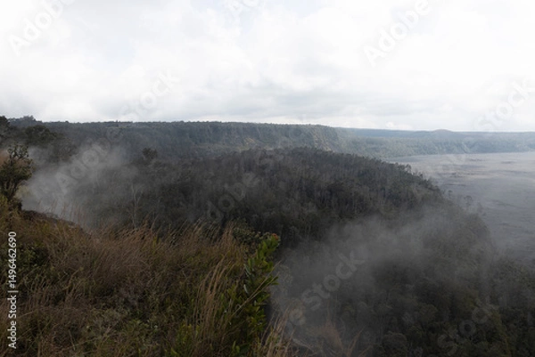 Obraz lava field in hawaii